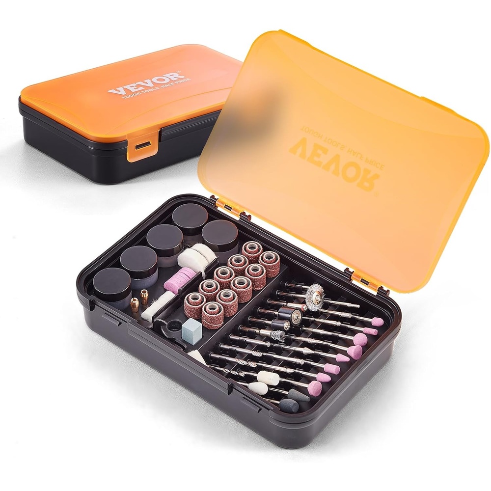 image:imageVEVOR 136Piece Cordless Rotary Tool Kit DC8V Portable Mini Power Rotary Tool 5 Speeds 500030000RPM MultiPurpose DIY Tools for Engraving Sanding Polishing Carving Grinding Cutting DIY Craft375PCS Accessories