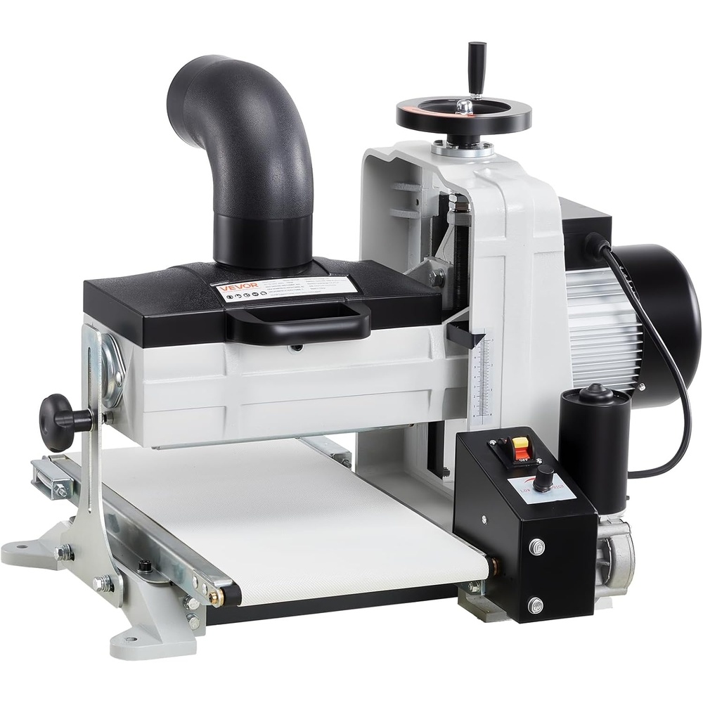 image:imageVEVOR 22 Drum Sander with Stand amp Extension Tables 175HP 1440RPM Dual Motor Drum Sander for Woodworking Variable Speed Conveyor Belt 4 Dust Collection Port for Cabinet amp Furniture Finishing10Inch