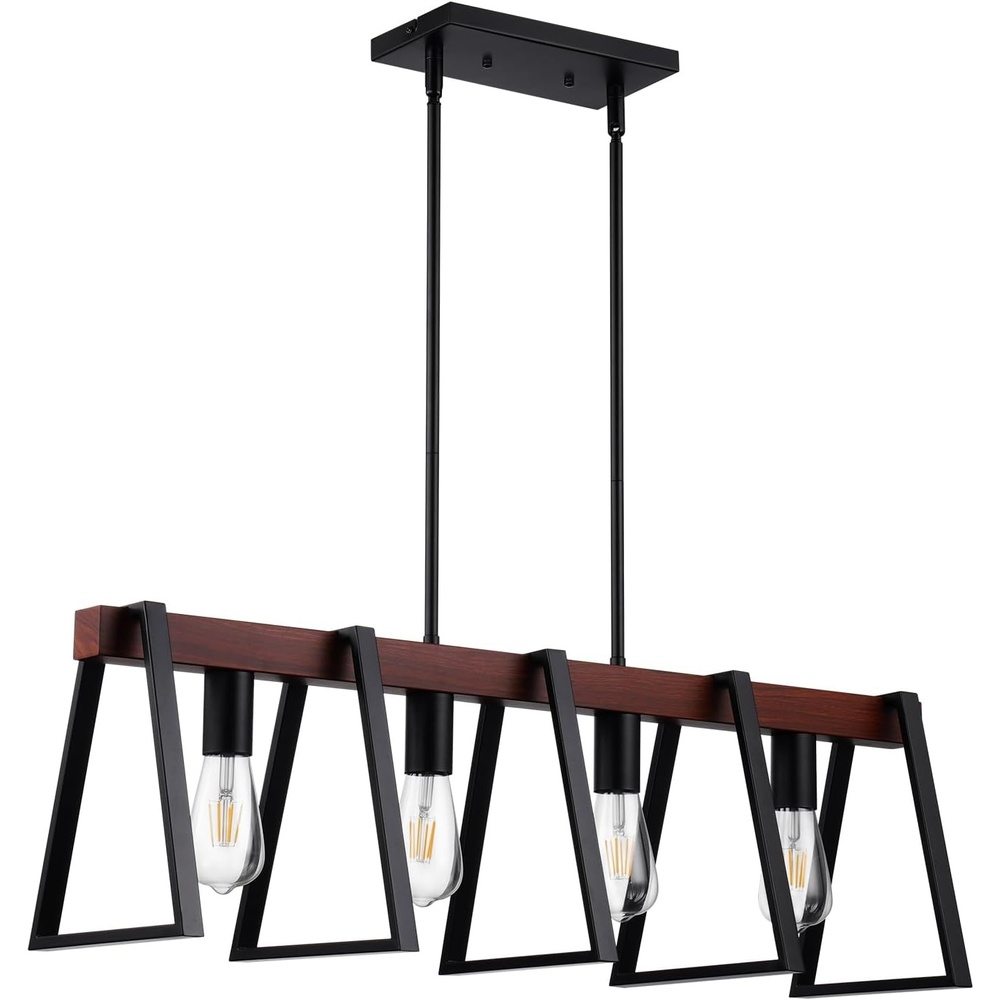 image:imageVEVOR 6Light Chandelier Metal Farmhouse Chandelier Adjustable Height Dining Room Hanging Light Fixture for Ceilings Modern Chandelier for Bedroom Foyer Hall Kitchen Living Room and EntrywayIndoorModern Chandelier Light