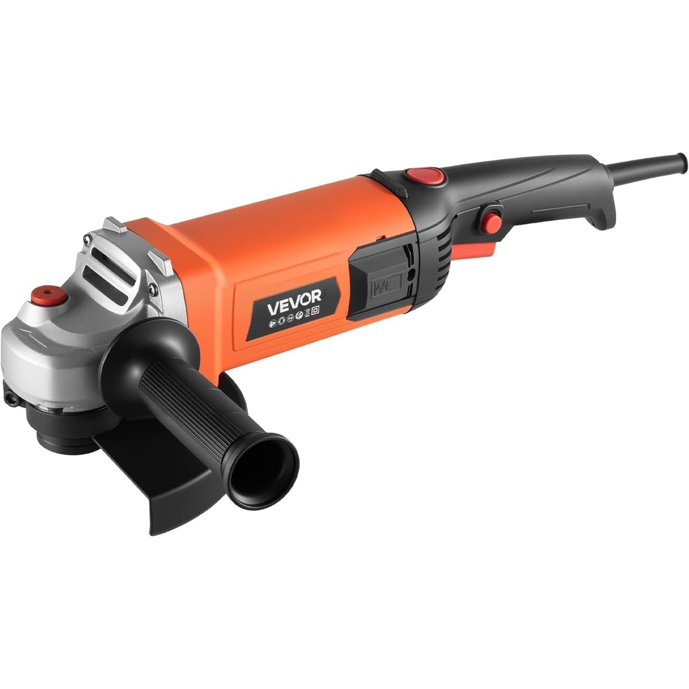 image:imageVEVOR Angle Grinder 412 Electric Grinder Power Tool 8Amps 12000RPM HighSpeed Corded Angle Grinders with 230 Adjustable Dust Guard for Metal Grinding Cutting Rust Removal Disc Not Included7 Inch angle grinder