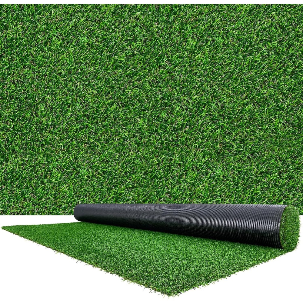 image:imageVEVOR Artifical Grass Turf 3 x 5 ft Thick Grass Rug Indoor Outdoor 138 Realistic Synthetic Grass Mat with Drainage Holes Perfect for Patio Garden Lawn Home Backyard Dog Mats65 x 10 FT