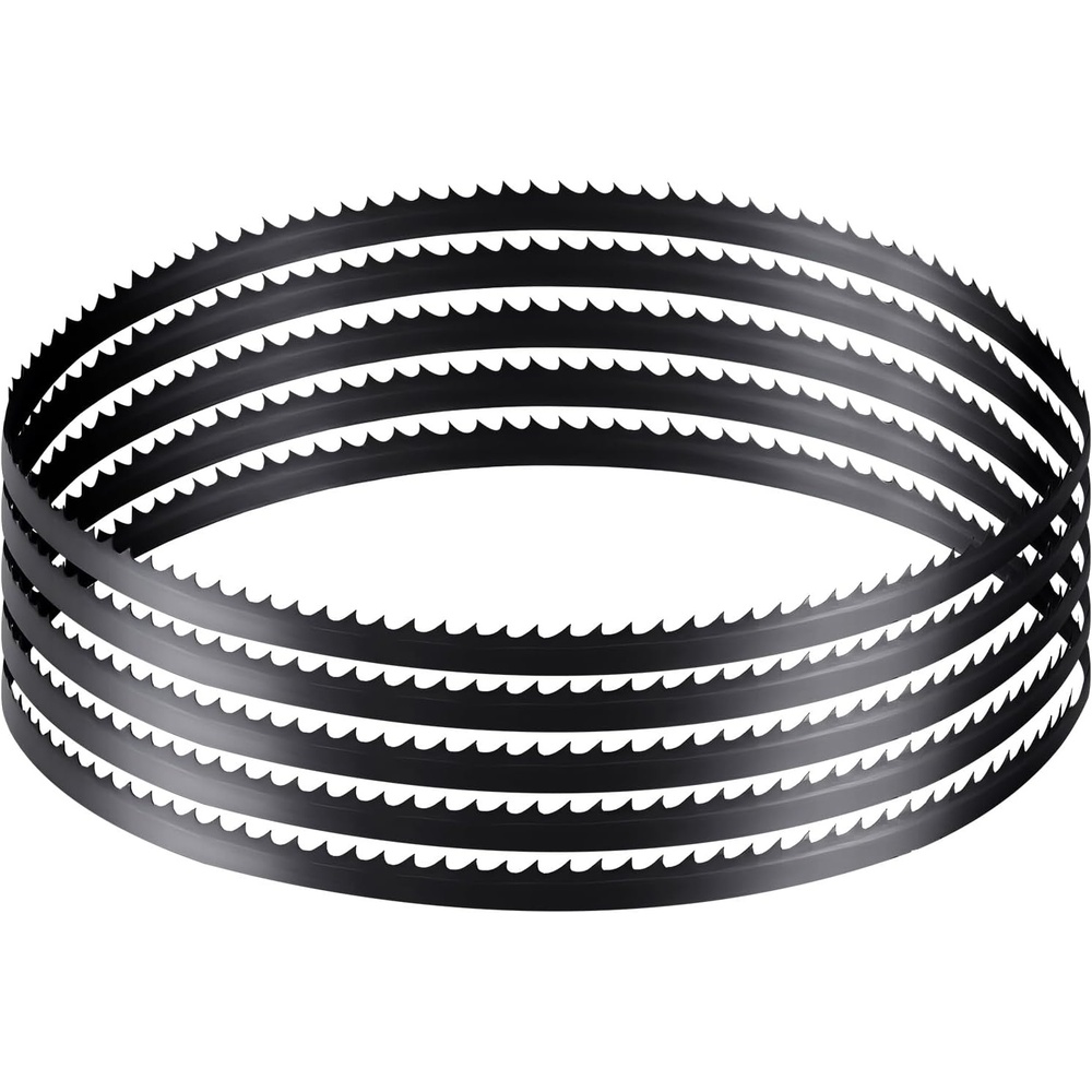 image:imageVEVOR Bandsaw Blade 60 Inch Length 6 TPI Band Saw Blade with 15 HRC Hardened Sharp Teeth SK5 HighStrength Carbon Steel 025 Inch Width Replacement for Major Woodworking Band Saw Brands 1 Pack