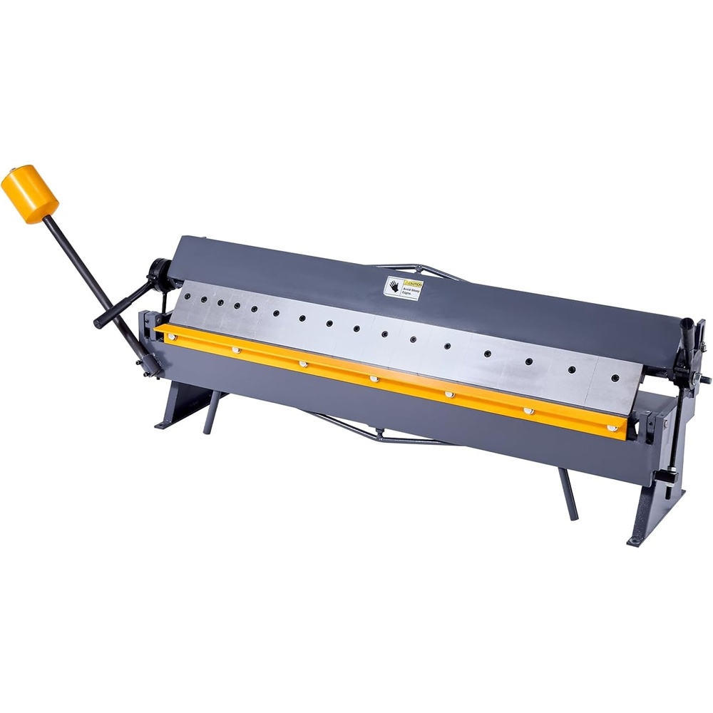image:imageVEVOR Box and Pan Brake 48 in Sheet Metal Bending Brake16Gauge Mild Steel Capacity 0135 Degree Adjustable Metal Bender Machine with 16 Fingers HeavyDuty Aluminum Folder for Precise Bending50 inch