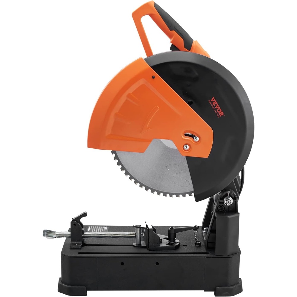 image:imageVEVOR Chop Saw 714 in Stainless Steel Cold Cut Blade 1200 W Motor 4000 rmin Speed 045 Adjustable Cutting Angle Metal Cutting Chop Saw for Metal Square and Flat Tubes IShaped Steels14 2800W