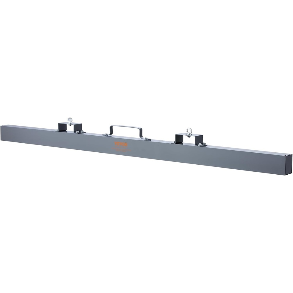 image:imageVEVOR Hanging Magnetic Sweeper Pickup Tool120lbs Nail HangType Magnetic Forklift SweeperIndustrial Grade Magnets Steel Material Hunting Accessories for Picking Up Nails Bolts Iron Chips Metals84 Inch 120lbs
