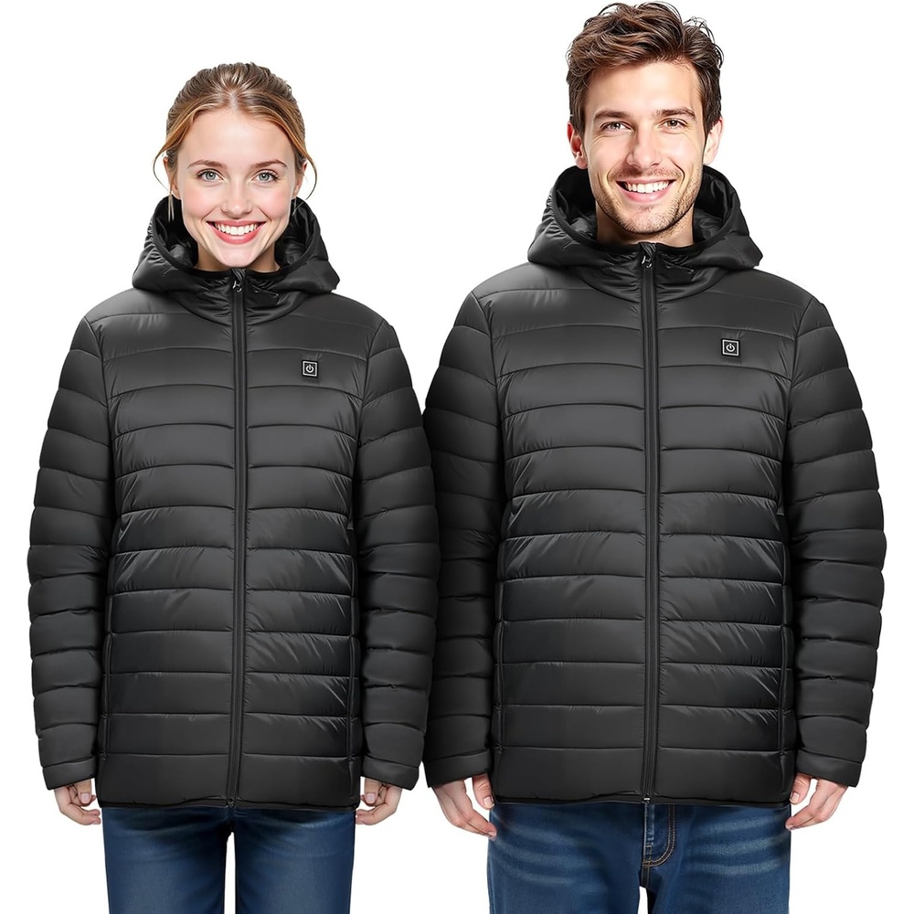 image:imageVEVOR Heated Jacket with 74V Battery Pack Windproof and Lightweight Heating Coat Winter Warm Outdoor Ski CoatWomen