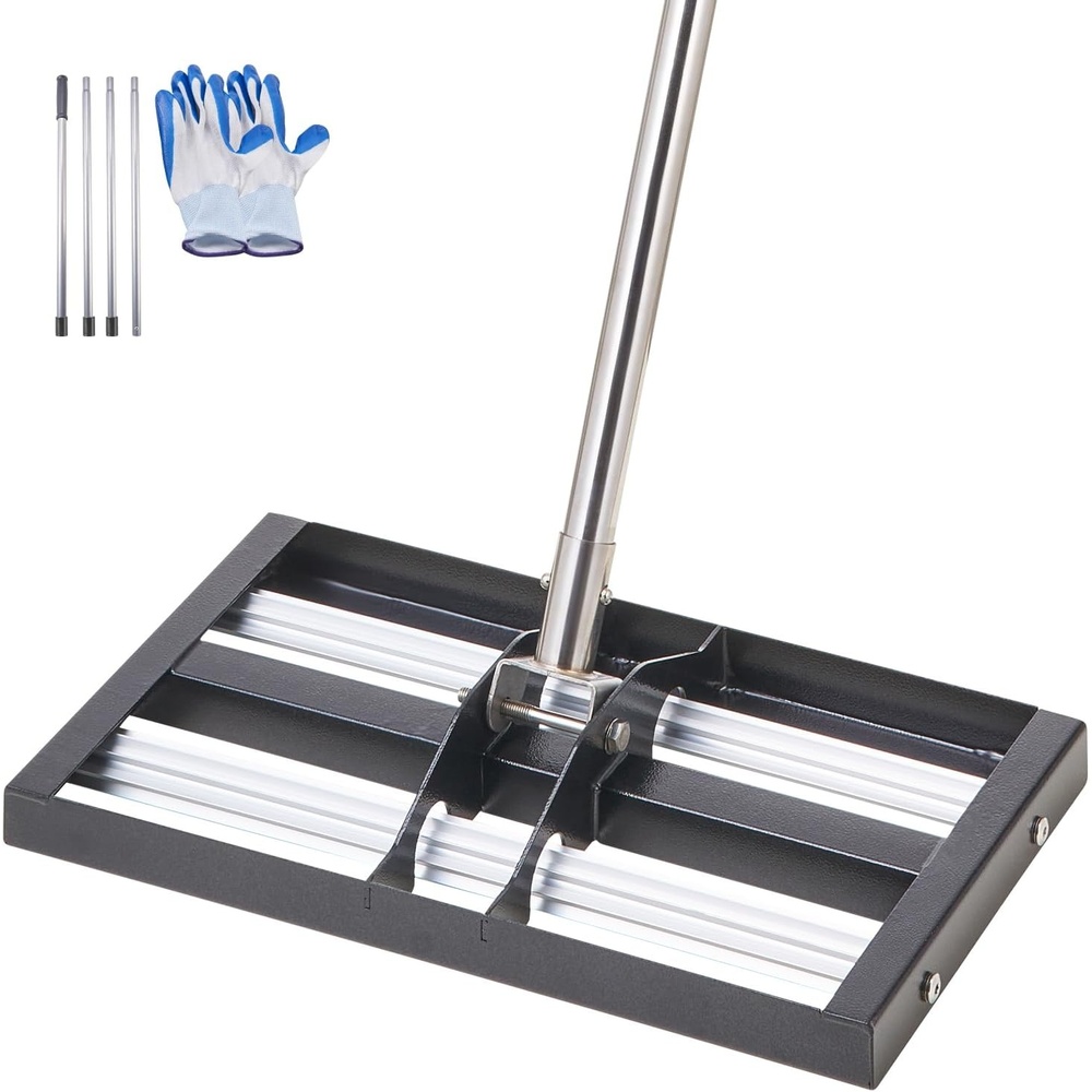 image:imageVEVOR Lawn Leveling Rake 30 x10 Level Lawn Tool HeavyDuty Lawn Leveler with 78 Steel Extended Handle Yard Leveling Rake Suit for Garden Golf Lawn Farm Green17x10