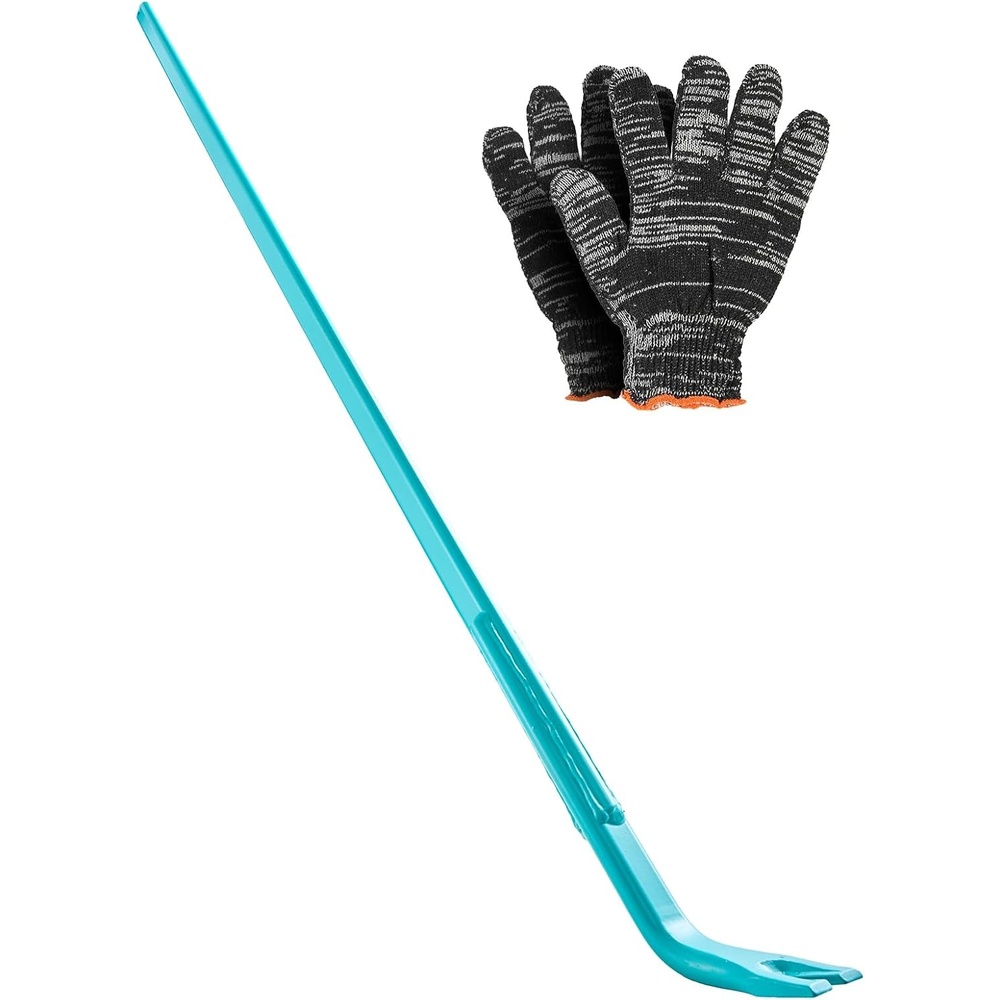 image:imageVEVOR Open Angle Monster Pry Bar 525 Inch Carbon Steel Handle 2000lbs Prying Capacity Pry Lever Bar Crowbar for Concrete Demolition Crowbaring Ideal for Construction amp Industrial Use56inch