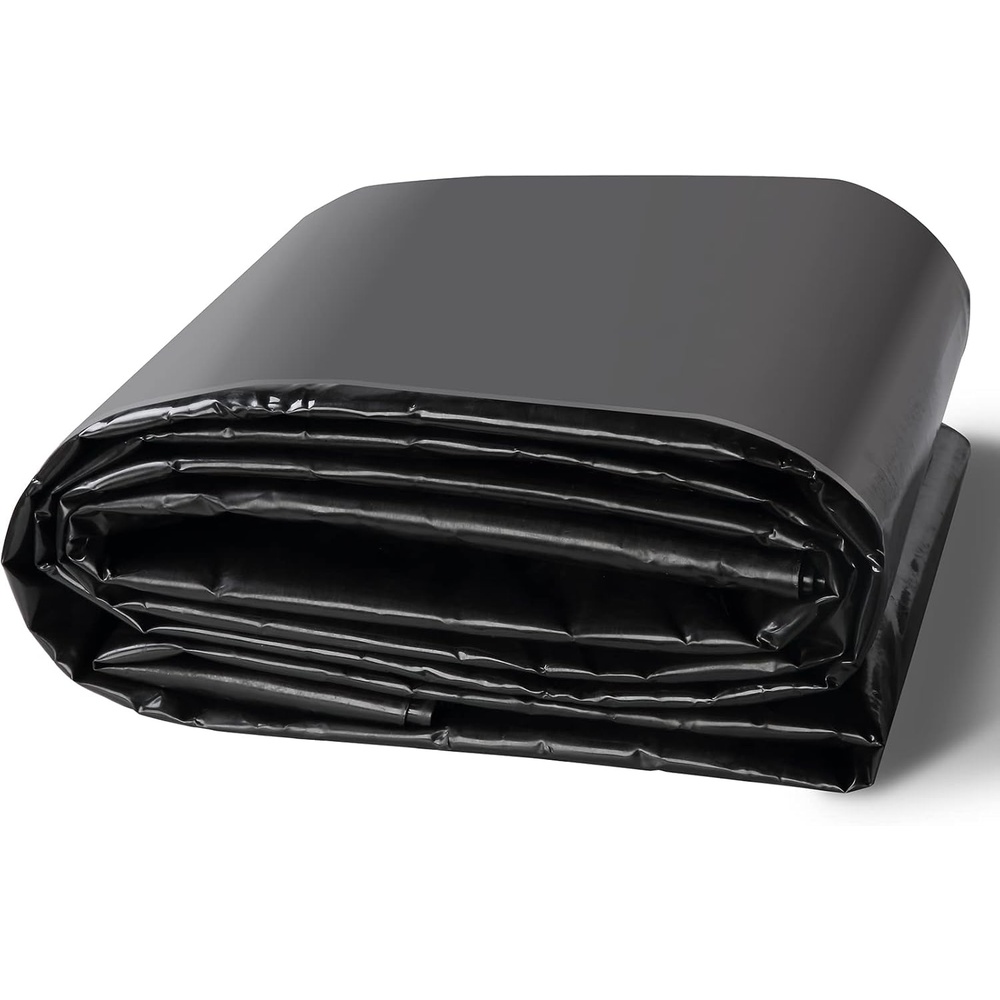 image:imageVEVOR Pond Liner 15 x 20 ft 20 Mil Thickness Pliable amp Durable LLDPE Material Easy Cutting Underlayment for Fish or Koi Waterfall Fountains Water Gardens Black10 x 13 ft