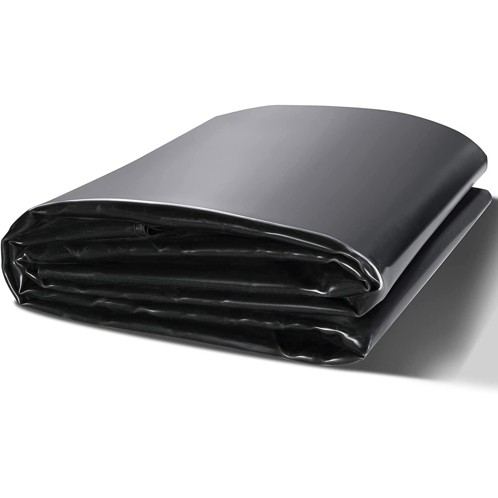 image:imageVEVOR Pond Liner 15 x 20 ft 20 Mil Thickness Pliable amp Durable LLDPE Material Easy Cutting Underlayment for Fish or Koi Waterfall Fountains Water Gardens Black20 x 25 ft