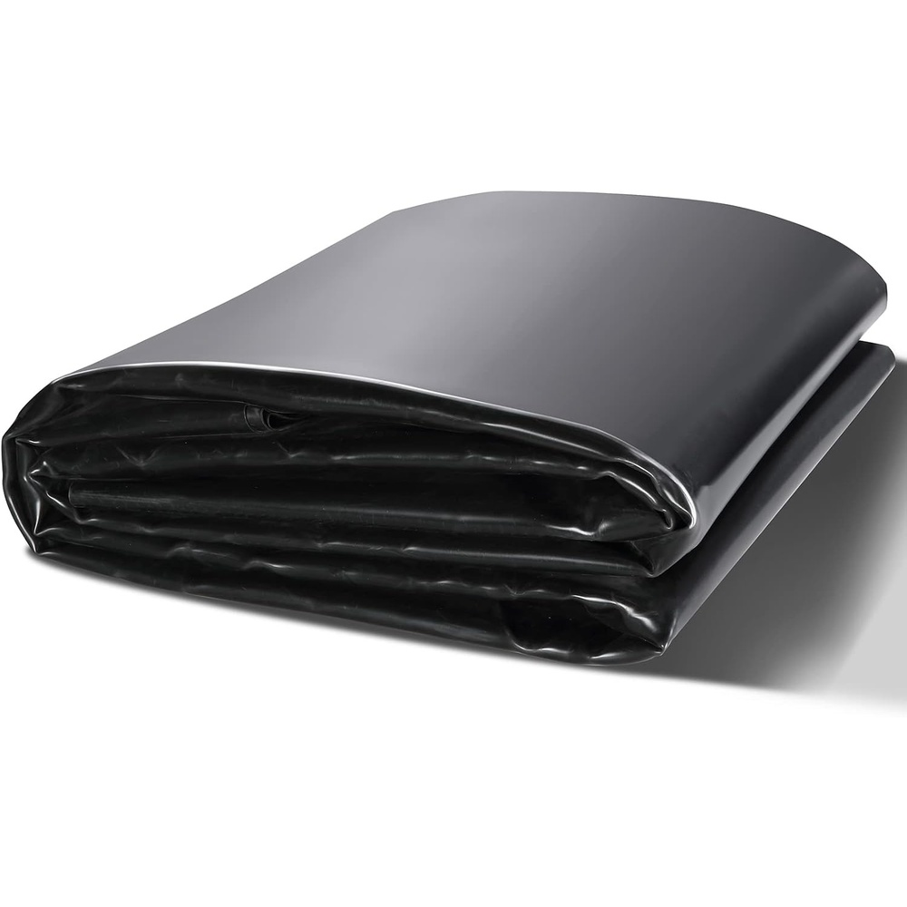 image:imageVEVOR Pond Liner 15 x 20 ft 20 Mil Thickness Pliable amp Durable LLDPE Material Easy Cutting Underlayment for Fish or Koi Waterfall Fountains Water Gardens Black30 x 35 ft