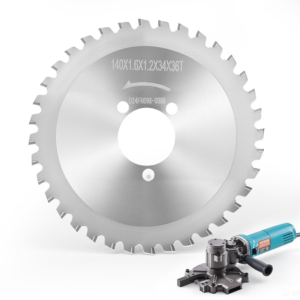 image:imageVEVOR Rebar Cutter Replacement Blades for Electric Cutting Saw 36Teeth  Cermet Tipped HeatTreated Steel Cuts Aluminum amp Copper Pipe Arbor 34 mm11132 in