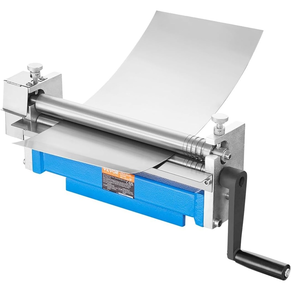 image:imageVEVOR Slip Roller 126 inches Sheet Metal Slip Roll Machine 20 Gauge Capacity Rolling Bending Machine with Detachable Rollers 21 HRC for Aluminum Alloy Sheet Low Carbon Steel Copper Sheet