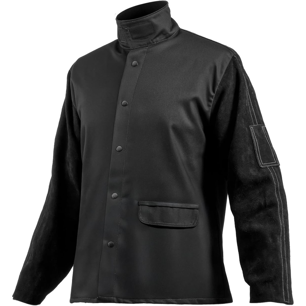 image:imageVEVOR Unisex Flame Resistant Welding JacketBlack