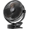Portable Clip Fan  Black