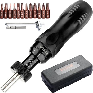 VEVOR 1/4″ Drive Screwdriver Torque Wrench with Scale, 10-70 in/lbs Torque Range, 1 in-lbs Torque Increment Torque Screwdriver with Bits & Case(Pro 10-70 in-lb)