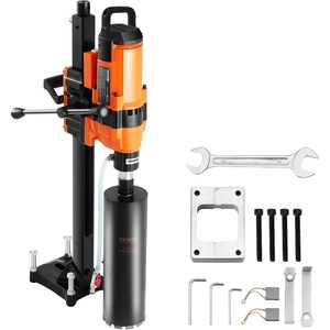 VEVOR 2 in 1 Handheld & Stand-mount Core Drill 0.8-6.3in Drilling Diameter | 2000W Powerful Concrete Drilling Machine with Stand and Core Bit, For Corner Operation and Large-Scale Projects(12in Core Drill + 1 Bit)