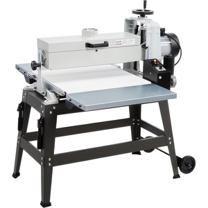 VEVOR 22″ Drum Sander with Stand & Extension Tables, 1.75HP 1440RPM Dual Motor Drum Sander for Woodworking – Variable Speed Conveyor Belt, 4″ Dust Collection Port for Cabinet & Furniture Finishing(22-Inch)