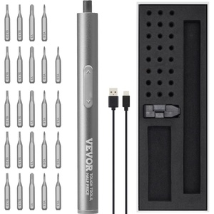 VEVOR 4V Electric Screwdriver Set, Mini Precisioni Electric Screwdriver Set, 48 Magnetic Bits, 5/32‘’Hex, S2 Steel Bits & LED Light, Repair Tool Kit for Electronics Phone Camera Laptop Watch(5/32in 4V)