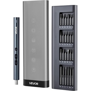 VEVOR 4V Electric Screwdriver Set, Mini Precisioni Electric Screwdriver Set, 48 Magnetic Bits, 5/32‘’Hex, S2 Steel Bits & LED Light, Repair Tool Kit for Electronics Phone Camera Laptop Watch(48PCS – 5/32″)