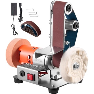 VEVOR 6″ Disc Sander & 2″ x 42″ Belt Sander, 420W Professional Bench Belt Disc Sanders Combo with Multiple Angle Adjustments for DIY Woodworking, Furniture Refinishing, Knife Sharpening(3-in-1 Mini Belt Sander)