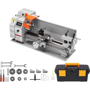 VEVOR 7″x14″ Metal Lathe, Upgraded Digital Display, 550W | Variable Speed 2250RPM, 3-jaw Chuck, CNC Mini Lathe Machine, Precision Tool Box, Benchtop(7″ x 16″)