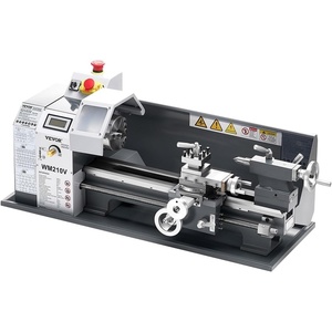 VEVOR 7″x14″ Metal Lathe, Upgraded Digital Display, 550W | Variable Speed 2250RPM, 3-jaw Chuck, CNC Mini Lathe Machine, Precision Tool Box, Benchtop(8″ x 16″-High-quality)
