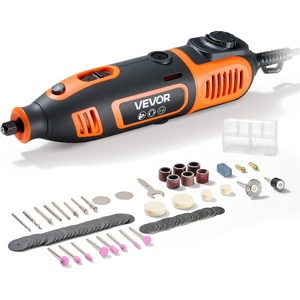 VEVOR 84-Piece Rotary Tool Kit, 200W Mini Power Rotary Tool Corded, 6-Level Speed 8000-40000 RPM Multi-Purpose DIY Tools for Engraving, Sanding, Polishing, Carving, Grinding, Cutting, DIY Crafts