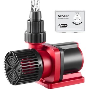 VEVOR Aquarium 24V DC Water Pump, 30W, 800 GPH Marine Wavemaker Return Pump with Controller, Adjustable Flow, Feed Mode, 11.5 ft Maximum Lift, for Saltwater Freshwater Fish Tank Sump Pond Circulation(Submersible & Return Pump)