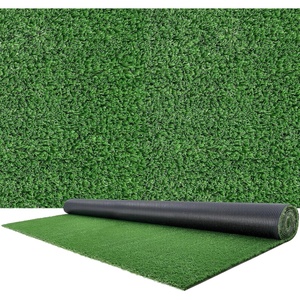 VEVOR Artifical Grass Turf, 3 x 5 ft Thick Grass Rug Indoor Outdoor, 1.38″ Realistic Synthetic Grass Mat with Drainage Holes, Perfect for Patio Garden Lawn Home Backyard Dog Mats(12 x 7 FT)