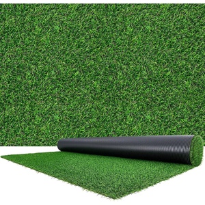 VEVOR Artifical Grass Turf, 3 x 5 ft Thick Grass Rug Indoor Outdoor, 1.38″ Realistic Synthetic Grass Mat with Drainage Holes, Perfect for Patio Garden Lawn Home Backyard Dog Mats(15 x 7 FT)