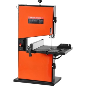 VEVOR Band Saw, 10-Inch, Two-Speed Benchtop Bandsaw with 373W 1/2 HP Motor, 6 in Max Cutting Height, 13.2 x 13.4 in Cast Iron Table, with 360° Work Light, Miter Gauge, Fence, Band Saw for Woodworking(18.70 x 14.96 x 28.74 in)