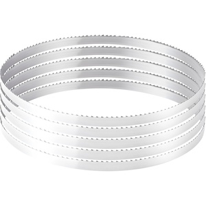 VEVOR Bandsaw Blade, 109.45 Inch Length, 4 TPI Band Saw Blade with 18 HRC Hardened Sharp Teeth, High-Strength Carbon Steel, 0.6 Inch Width, Replacement for Major Woodworking Band Saw Brands, 1 Pack