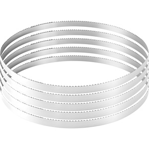 VEVOR Bandsaw Blade, 150 Inch Length, 4 TPI Band Saw Blade with 18 HRC Hardened Sharp Teeth, SK5 High-Strength Carbon Steel, 0.75 Inch Width, Replacement for Major Woodworking Band Saw Brands, 1 Pack