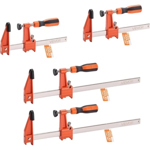 VEVOR Bar Clamps for Woodworking, 2-Pack 36″ Clamp, Quick-Change F Clamp with 600 lbs Load Limit, 2.5″ Throat Depth, Cast Iron and Carbon Steel, Wood Clamps for Woodworking Metal Working(Medium-Duty)