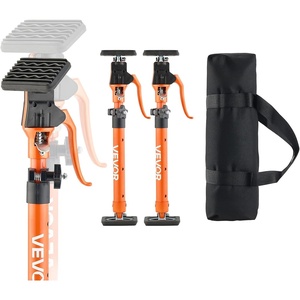 VEVOR Cabinet Jack Support Pole, 2-Pack, 20.8-45.3 Inch Steel Telescopic Quick Support Rod, Adjustable 3rd Hand System up to 154 lbs Capacity for Installing Cabinets, Lifting Drywall, Cargo Bars(18.9″-29.5″ 2PC)