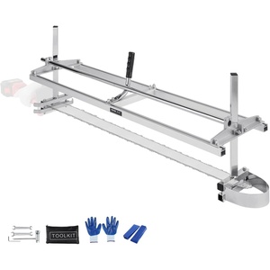 VEVOR Chainsaw Mill, Portable Sawmill 14″-36″ Guide Bar, Galvanized Steel Chainsaw Planking Mill with 0.2″-11.81″ Cutting Thickness, Wood Lumber Cross Cutting Saw Mill for Builders and Woodworkers(14″-48″)