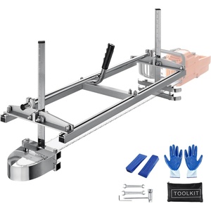 VEVOR Chainsaw Mill, Portable Sawmill 14″-36″ Guide Bar, Galvanized Steel Chainsaw Planking Mill with 0.2″-11.81″ Cutting Thickness, Wood Lumber Cross Cutting Saw Mill for Builders and Woodworkers(14″-36″)