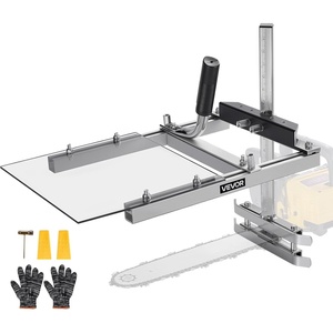 VEVOR Chainsaw Mill, Portable Sawmill 14″-36″ Guide Bar, Galvanized Steel Chainsaw Planking Mill with 0.2″-11.81″ Cutting Thickness, Wood Lumber Cross Cutting Saw Mill for Builders and Woodworkers(16″-20″)