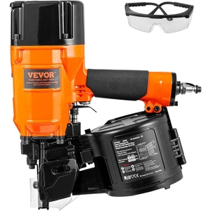 VEVOR Coil Siding/Framing Nailer CN83N, 2″ to 3-1/4″ 15 Degree Pneumatic Siding Nail Gun with Tool-Less Depth Adjustment, 70-120PSI Air Coil Nailer for Siding Sheathing Wooding Fencing Decking(CN83N(2″ to 3-1/4″))