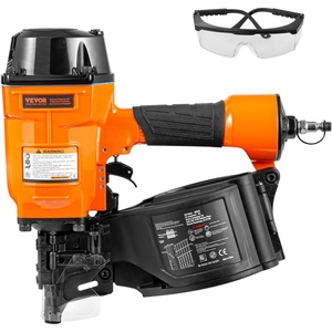 VEVOR Coil Siding/Framing Nailer CN83N, 2″ to 3-1/4″ 15 Degree Pneumatic Siding Nail Gun with Tool-Less Depth Adjustment, 70-120PSI Air Coil Nailer for Siding Sheathing Wooding Fencing Decking(MCN70(1-3/4″ to 2-3/4″))