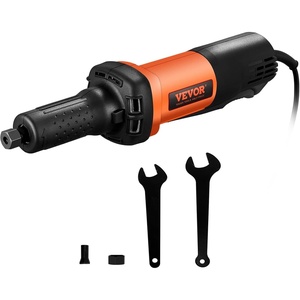 VEVOR Die Grinder, 1/4″, Heavy-Duty Electric, Adjustable Speed (10000-28000RPM), Ergonomic Grip for Polishing, Cutting, Rust Removal, Grinding, Welding Repair, with 1/4″ & 1/8″ Collets
