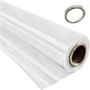 VEVOR Greenhouse Plastic Sheeting 25 x 40 ft, 6 Mil Thickness UV Resistant Clear Polyethylene Film, Hoop Green House Cover for Farms, Agriculture, Garden(7 3 x 15 2 m)