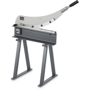 VEVOR Guillotine Shear, 20 in Bed Width Benchtop Cutter, Manual Hand Plate Shear for Metal Sheet Processing, with Q235 Material, High Precision, Stand, for PCB Board, Aluminum, Steel, Copper, Plastic