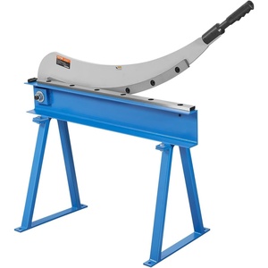 VEVOR Hand Plate Shear, 31.5 in Max Cutting Length, Manual Sheet Metal Shear Machine, Benchtop Cutter with T10 High-Hardness Blades, Q235 Material, for Cutting Large Metal Sheets Steel Aluminum Copper(31.5inch)
