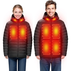 VEVOR Heated Jacket with 7.4V Battery Pack, Windproof and Lightweight Heating Coat, Winter Warm Outdoor Ski Coat(Men)