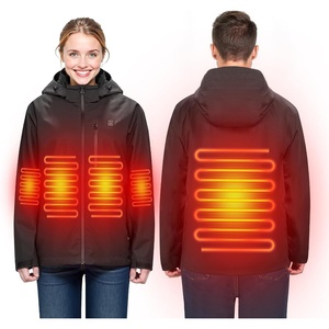 VEVOR Heated Jacket with 7.4V Battery Pack, Windproof and Waterproof Lightweight Heating Coat(Women)