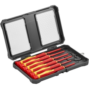 VEVOR Insulated Screwdriver Set, 13-Piece Professional Electrical Screwdriver Set, 1000V Insulated Electrician Tool Set, with Magnetic Phillips Slotted Pozi Torx Tips, Screwdrivers, for Electricians(6pcs)