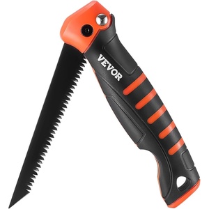 VEVOR Keyhole Saw, 6 in, Soft Grip Handle, 8-in-1 Multi-Blades Drywall, Triple Ground Teeth, for Cutting Drywall Wood Metel Plastic Plywood Wallboard Thin Sheet(5 inch)