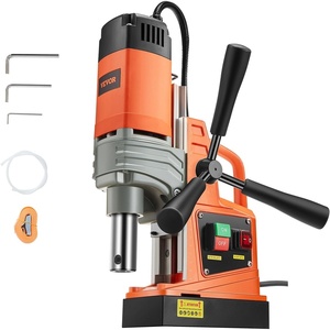 VEVOR Mag Drill Press, 1300W 1.57″ Boring Diameter, 2922lbf Power Portable Magnetic Drill, 810 PRM, Electric Drilling Machine for Metal Surface, Industrial and Home Improvement(w/ 1.6”)